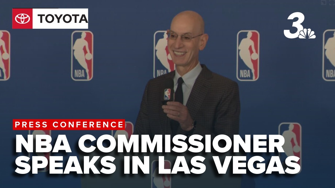 NBA Commissioner Adam Silver holds press conference in Las Vegas during NBA Summer League