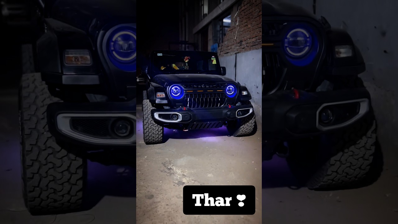 Modified Mahindra Thar ❤️ Monster Look 🔥