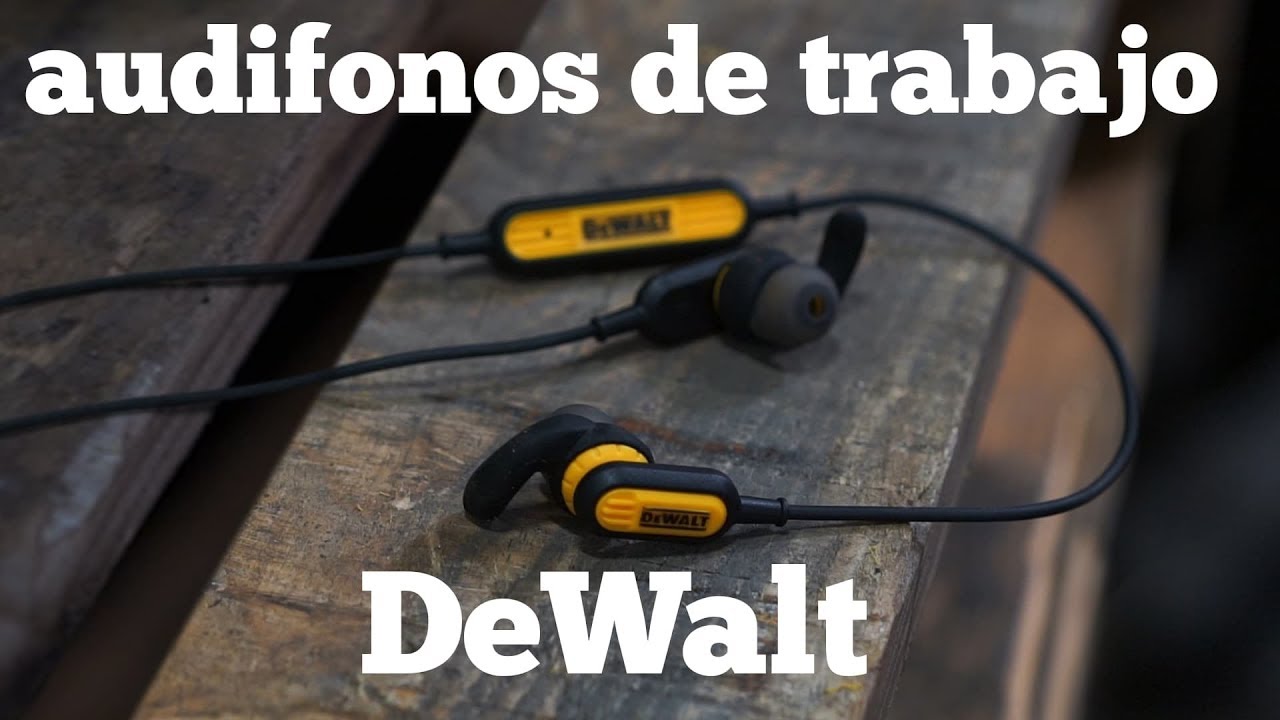 Audifonos para el trabajo de la marca DeWalt! DXMA19032 work headphones!