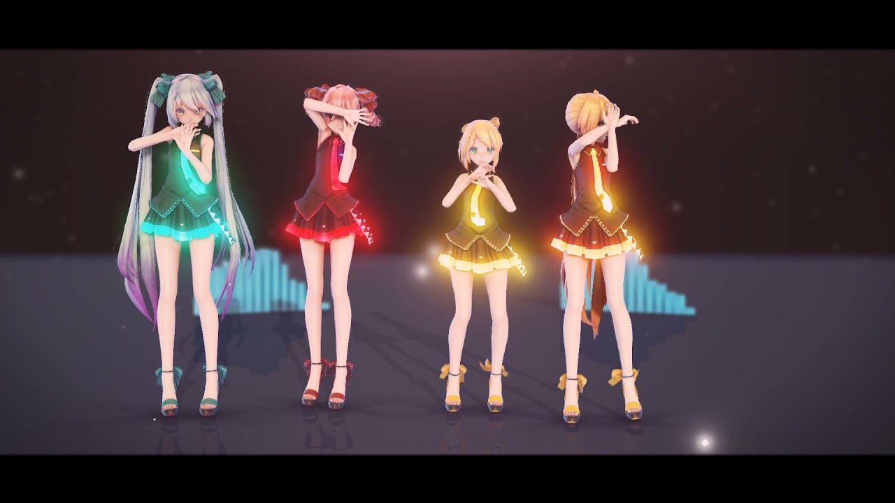 【MMD】クレイジー・ビート【固定カメラ】【1080p】TDA Cute Girls さん