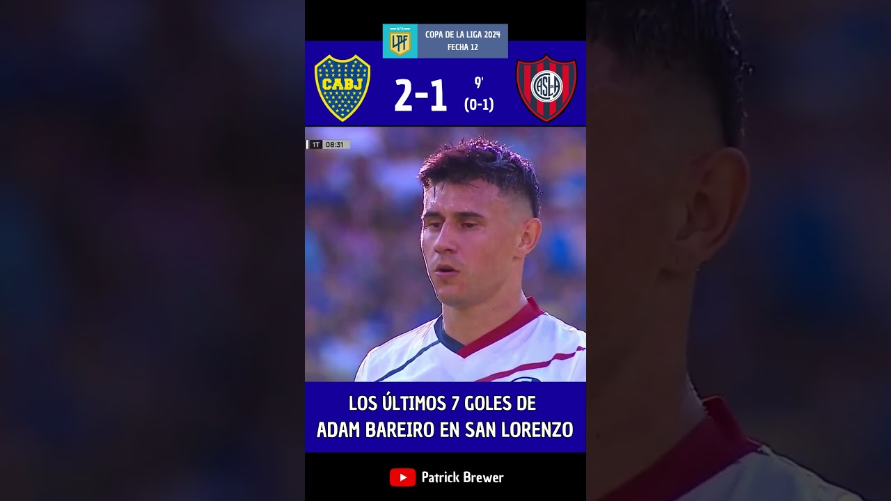 los últimos 7 goles de Bareiro en San Lorenzo #futbolargentino #sanlorenzo #boca #bocajuniors #river