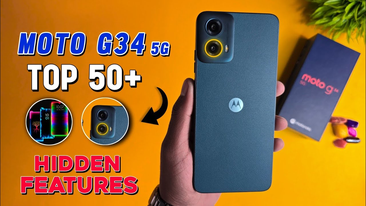 Moto G34 5G Top 50+ Hidden Features | Motorola G34 Tips & Tricks | Moto G34 5G