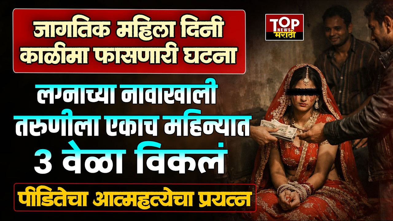Beed HUMAN TRAFFICKING NASHTI बीडमध्ये लग्नाच्या नावाखाली तरुणीला एक महिन्यात तिनदा विकलं #beednews