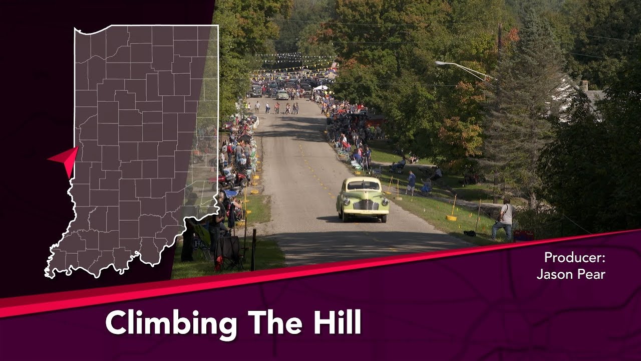 Journey Indiana - Climbing The Hill: The Newport Antique Auto Hill Climb