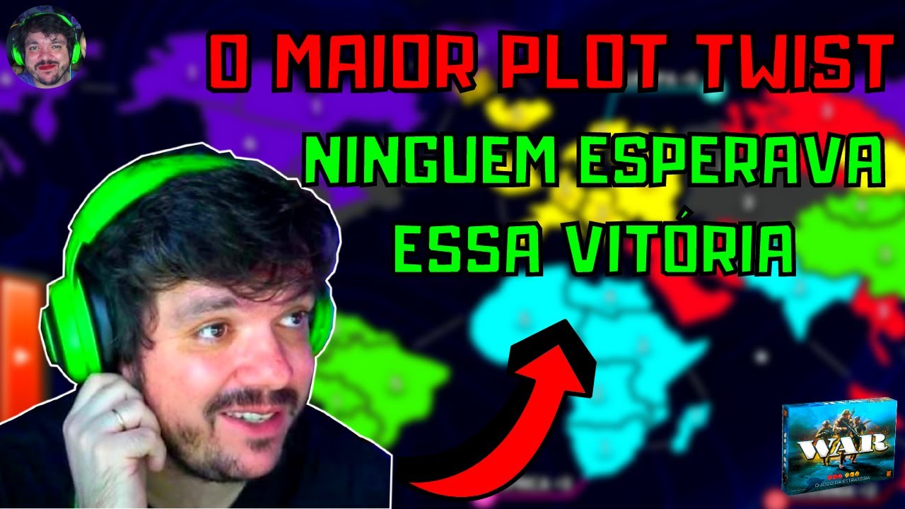 TEVE PLOT TWIST no WAR - Gaules jogando WAR com Lindinho, Liminha, VelhoVamp e GutoColvara