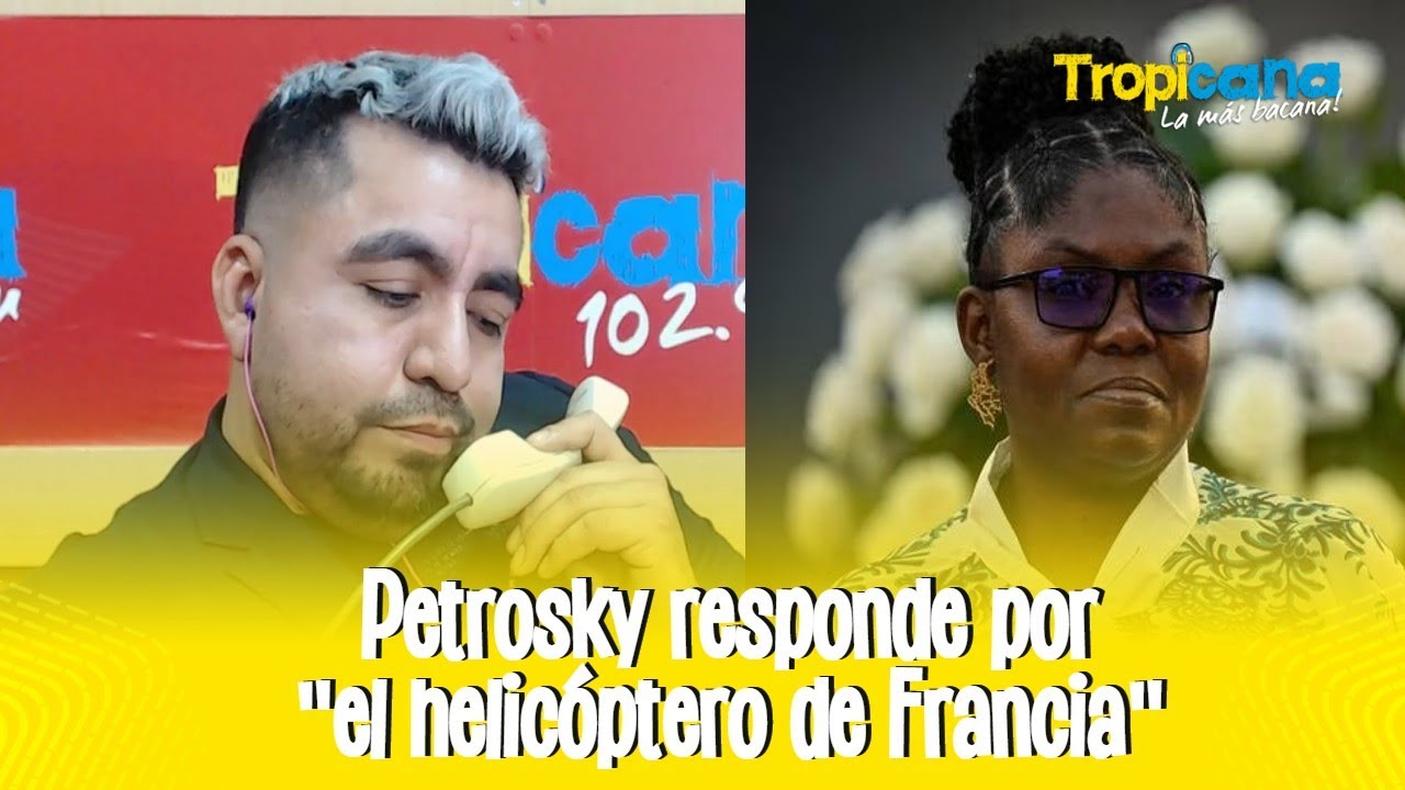 Petro responde por el tema de Francia M&aacute;rquez y el helic&oacute;ptero