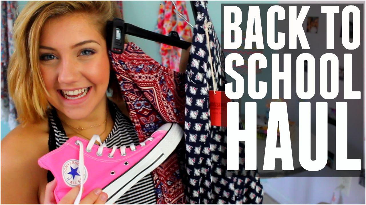 HUGE BACK TO SCHOOL HAUL! Katie Lynn