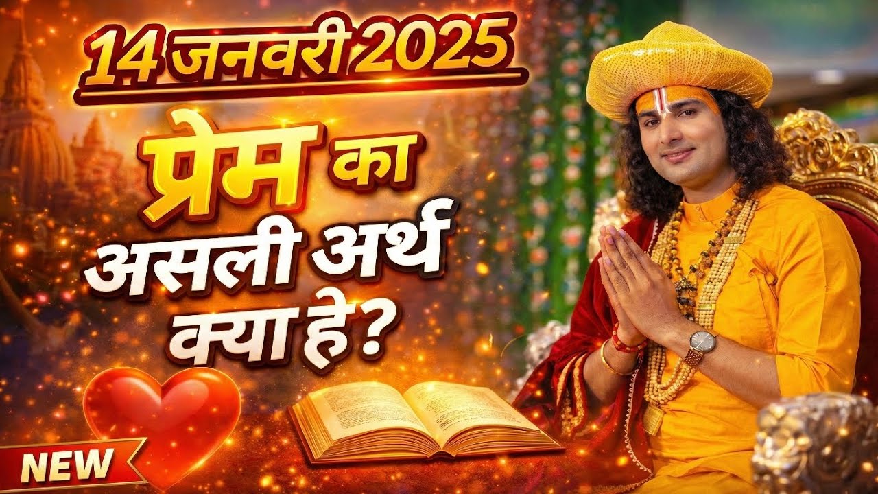 “प्रेम का असली अर्थ क्या है? | ज्ञान नहीं, प्रेम से मिलते हैं भगवान | अनिरुद्धाचार्य महाराज कथा” 🌸 