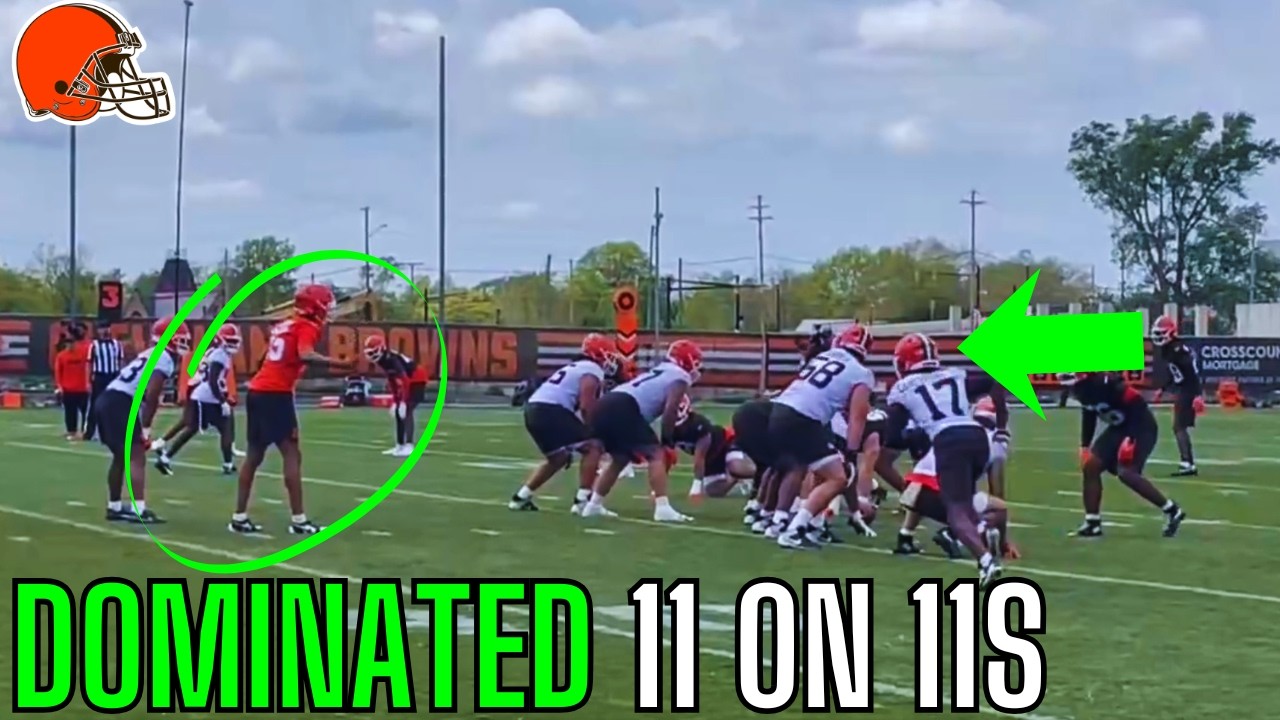 Taylen Green Denzel Boston & KC Actually DOMINATED Browns 11 on 11s | Browns Rookie Minicamp |