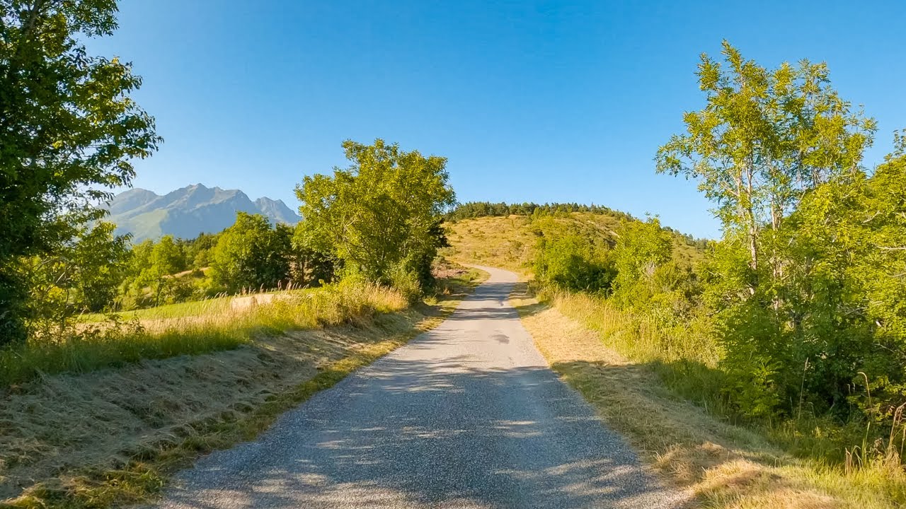 Driving the Col de Parquetout, France