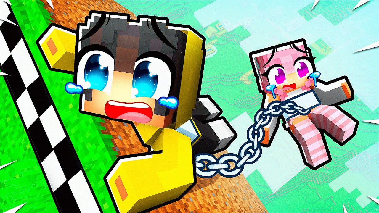Kız Arkadaşımla 24 SAAT Boyunca Zincirlenerek Hayatta Kalma Filmi! ⛓️ | Minecraft