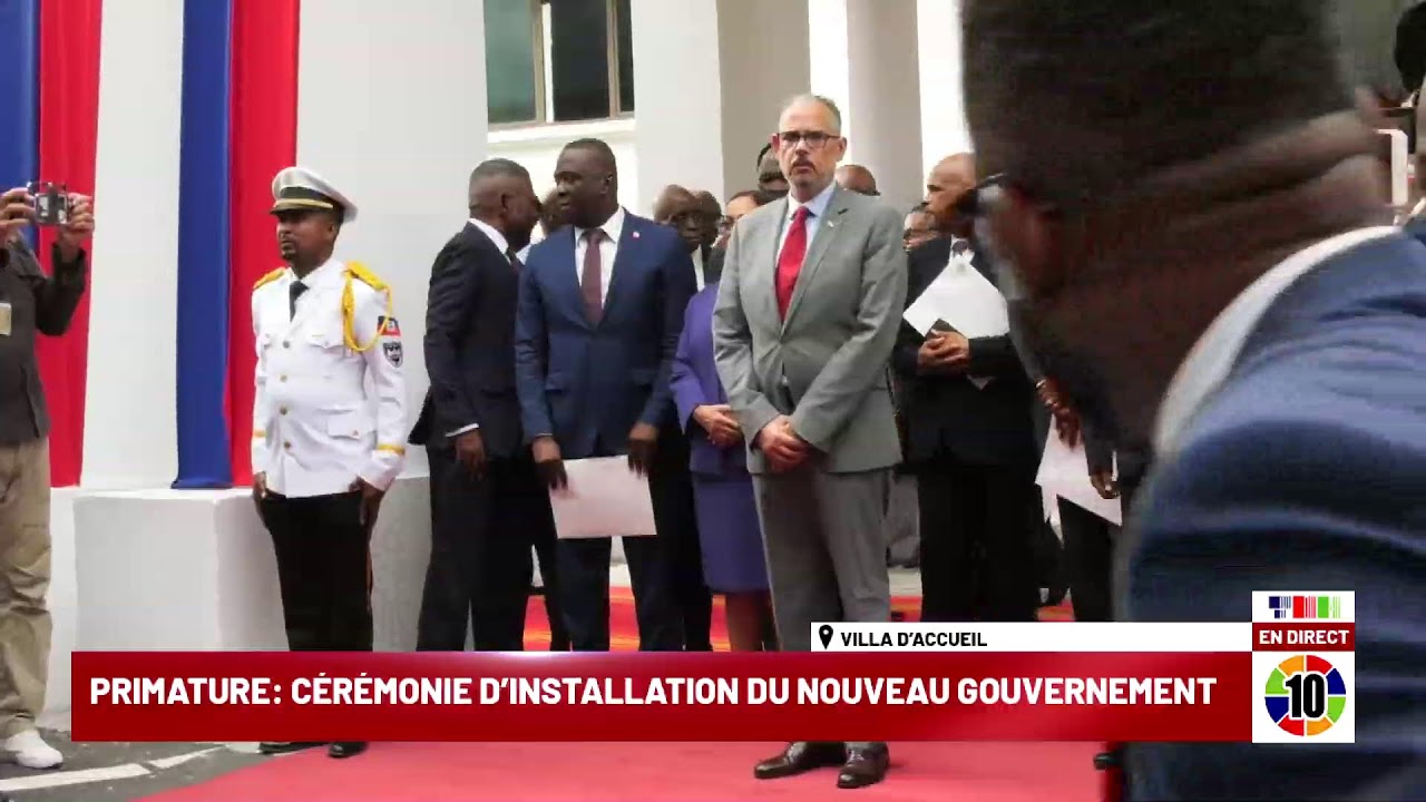 PRIMATURE: CÉRÉMONIE D’INSTALLATION DU NOUVEAU GOUVERNEMENT