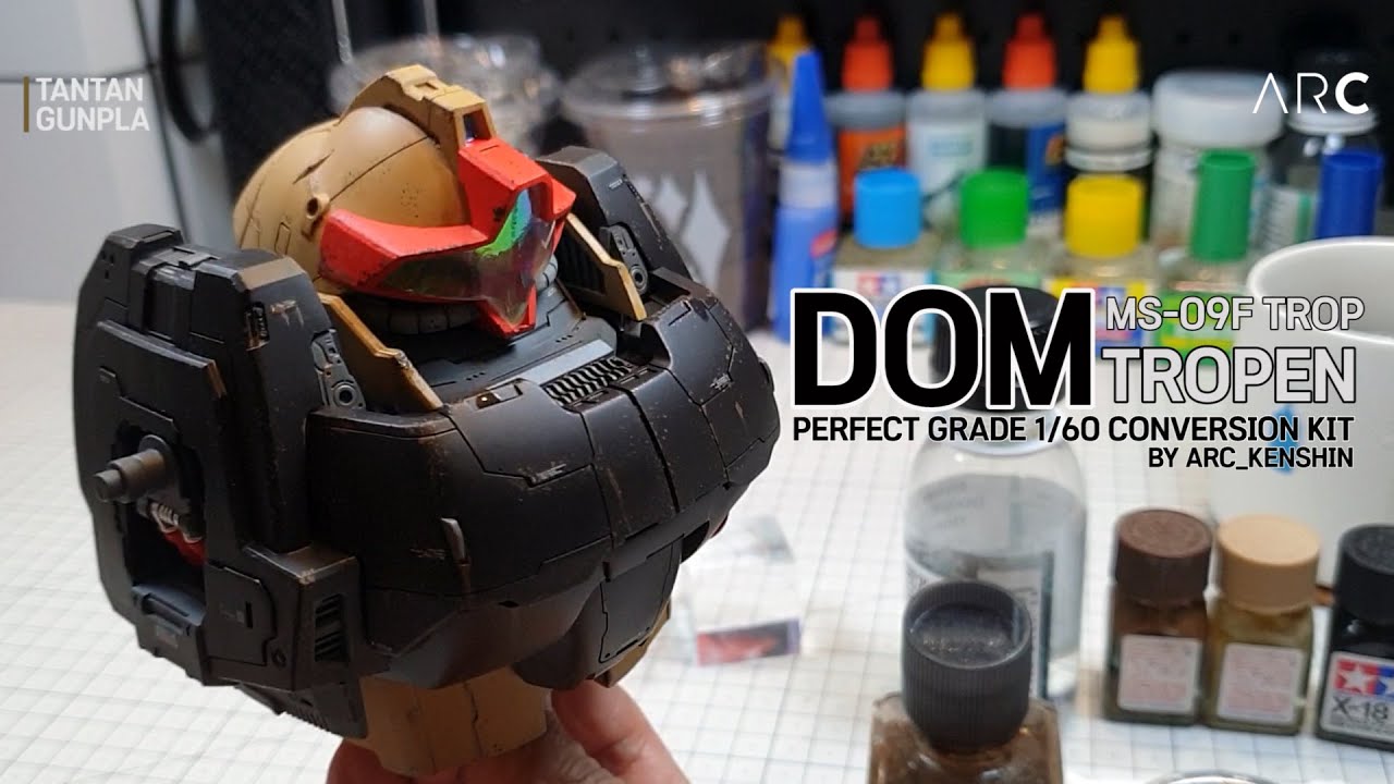 [TantanGunpla] 1/60 PG DOM ver. Tropen Conversion SH Studio (탄탄건프라 돔트로펜 레진 컨버젼 작업기,웨더링,디오라마)