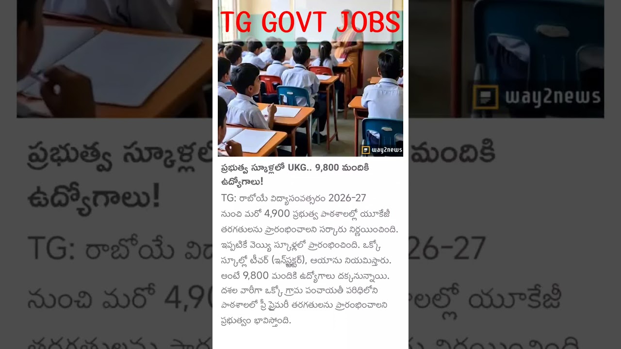 ts trt latest news today#teaching jobs in telangana#teacher jobs2025#primary school teacher#trt  dsc