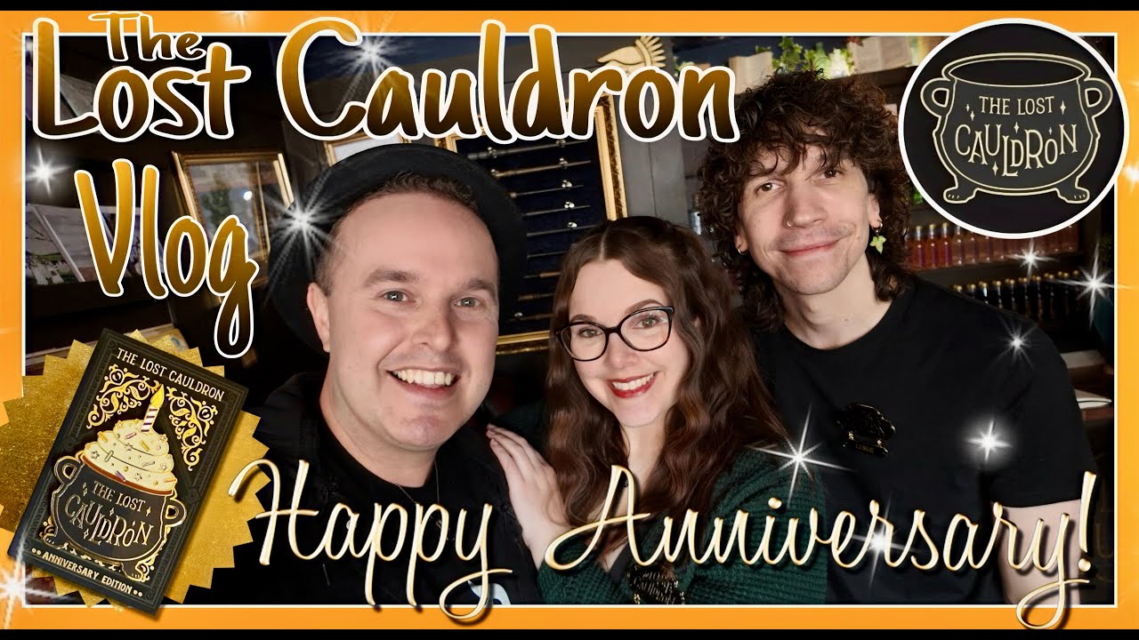 The Lost Cauldron Vlog - 1st Anniversary, Matlock Derbyshire, Cherry Wallis, Harry potter. 26/04/25