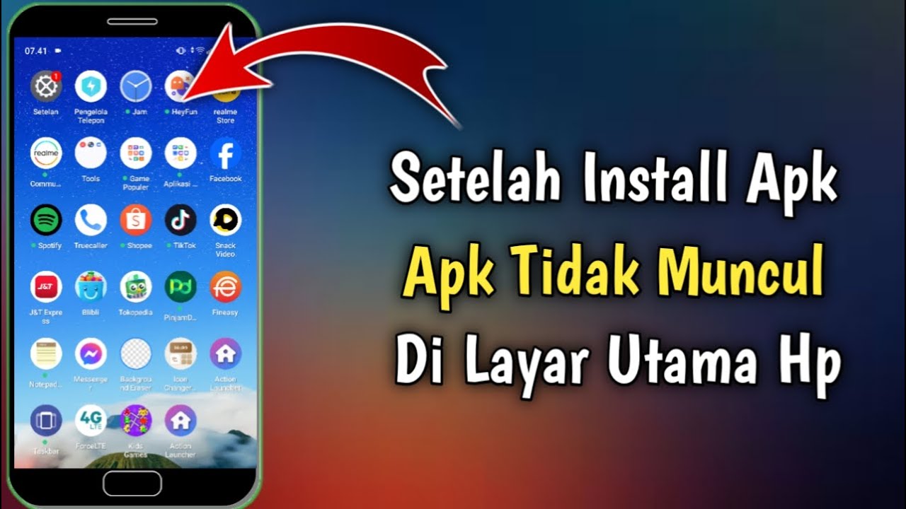Cara Mengatasi Ikon Aplikasi Tidak Muncul Di Layar Utama Setelah Instal Aplikasi di Playstore Realme