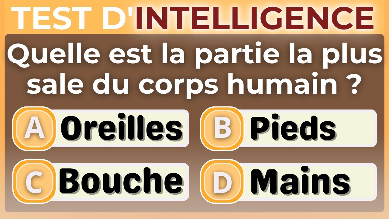 VOTRE CERVEAU EST-IL ENCORE VIF ? JUSQU’OÙ POUVEZ-VOUS ALLER DANS CE TEST ? | QUIZ CG 45