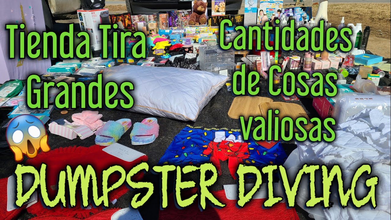 ♻️TIENDAS TIRA😱Grandes Cantidades de COSAS VALIOSAS/Dumpster Diving/Lo Que Tiran en USA 🇺🇸