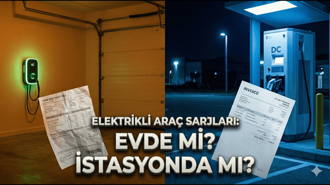 ELEKTRİKLİ ARAÇ SARJLARI EVDE Mİ? İSTASYONDA MI?
