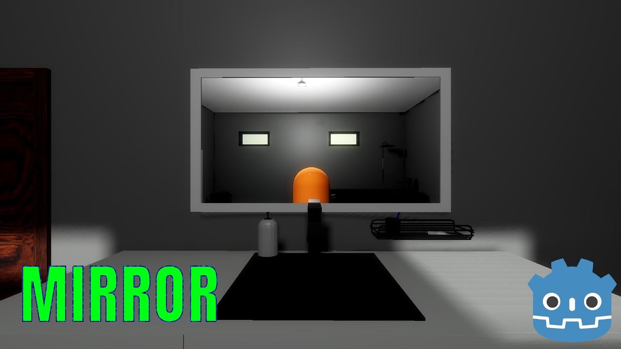 How to Make a Mirror in Godot 4 (Camera Viewport Method)