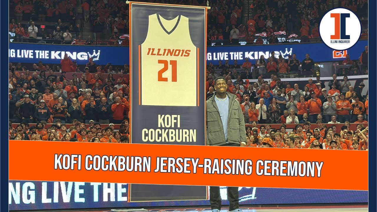 Kofi Cockburn jersey-raising ceremony
