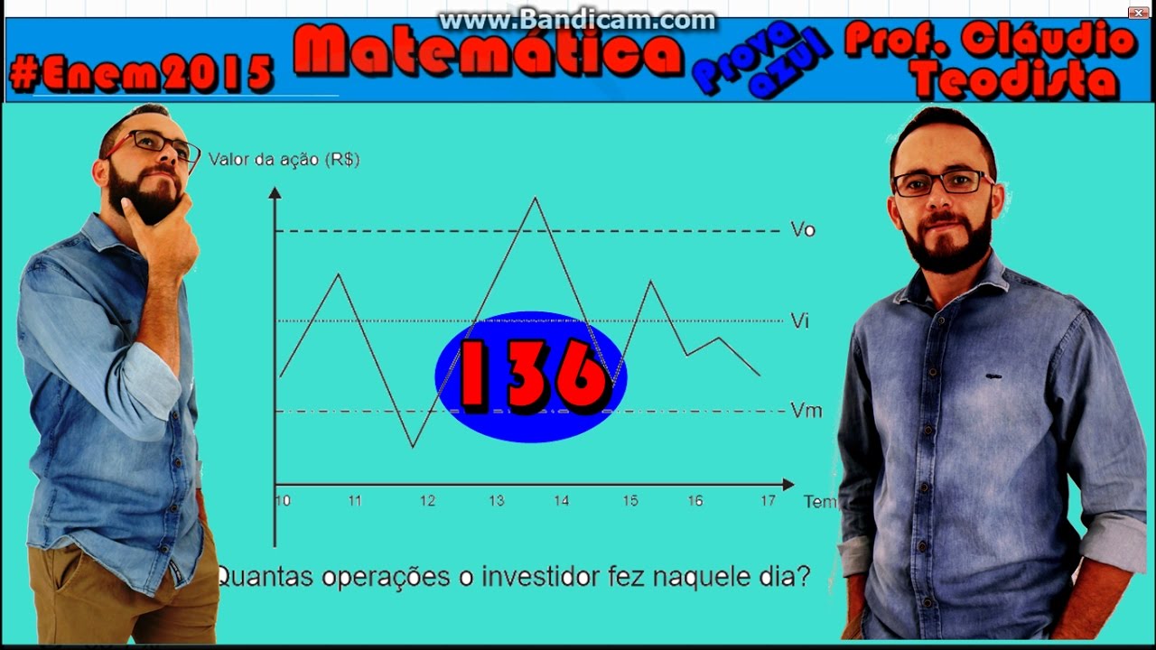 Estatística - Enem - 2015 - azul - 136