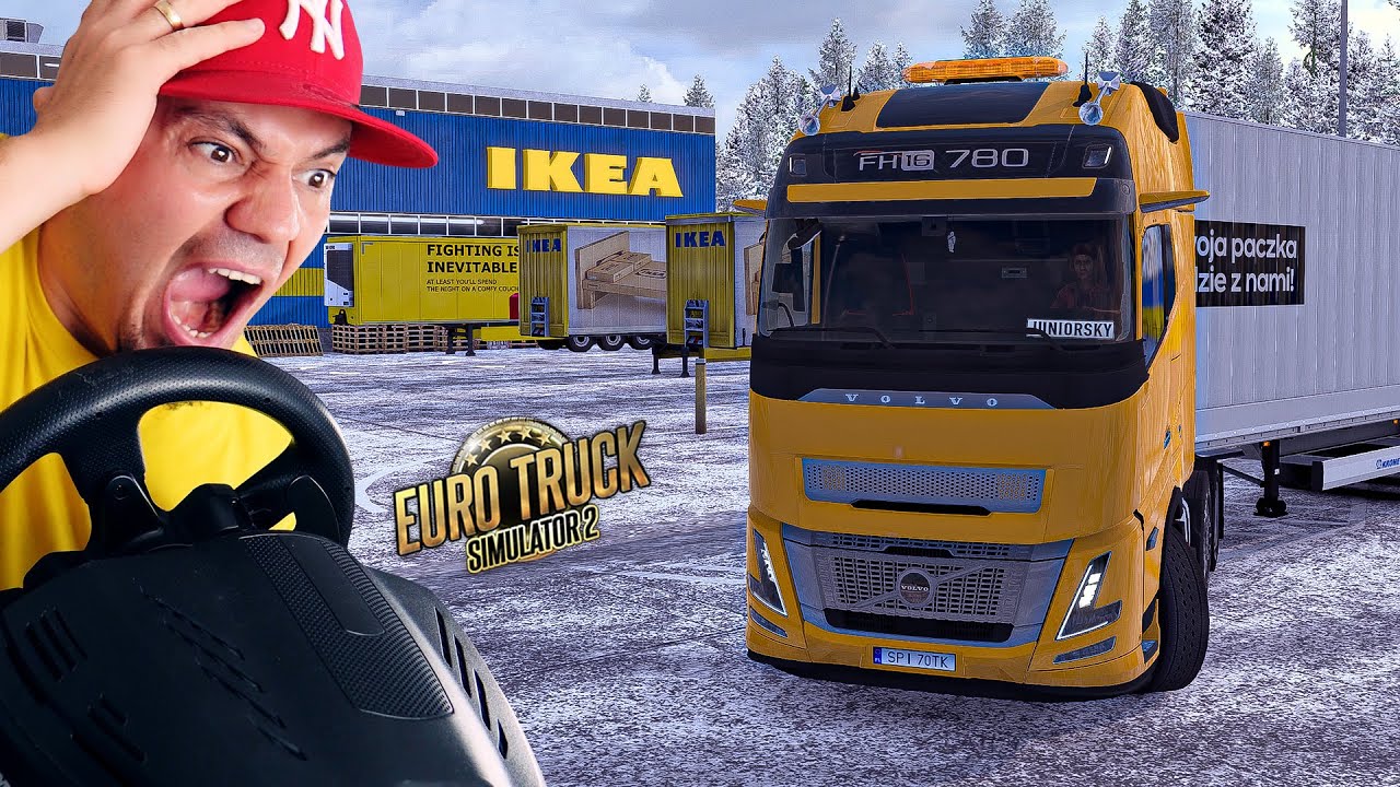 🚛 DOSTAWA DLA IKEA MOIM NOWYM VOLVO FH6! *kupa mandatów* | Euro Truck Simulator 2