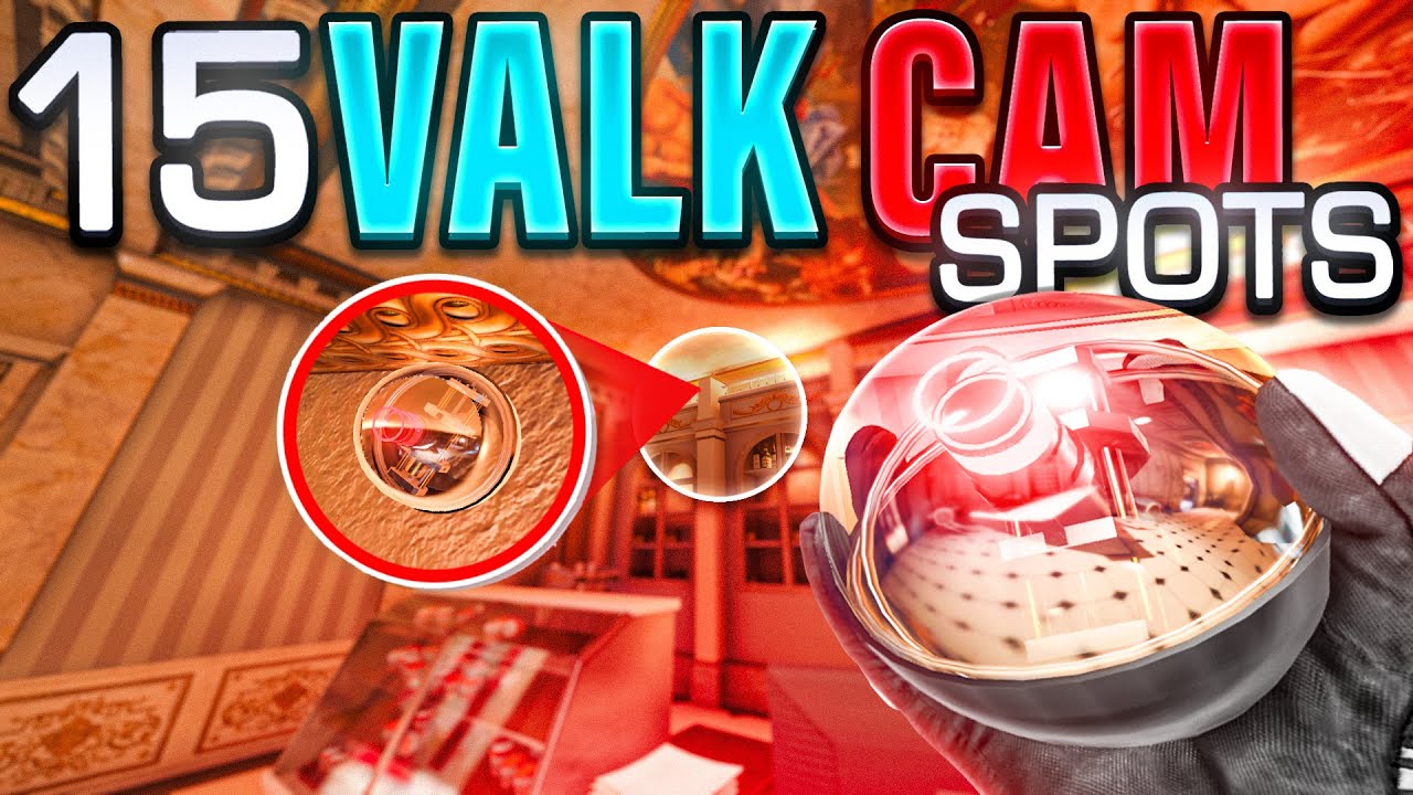 The Top 15 *BEST* Valkyrie Cam Spots on KAFE - Rainbow Six: Siege
