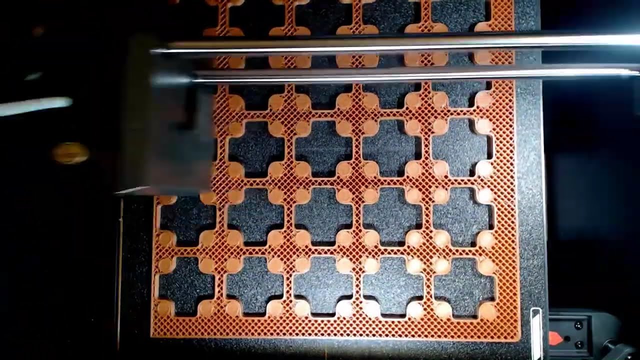 Timelapse - Getting Started with Gridfinity Skeletonized Baseplate 3D Print