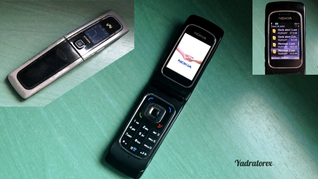 Nokia 6555 retro review (old ringtones, themes, games and more)