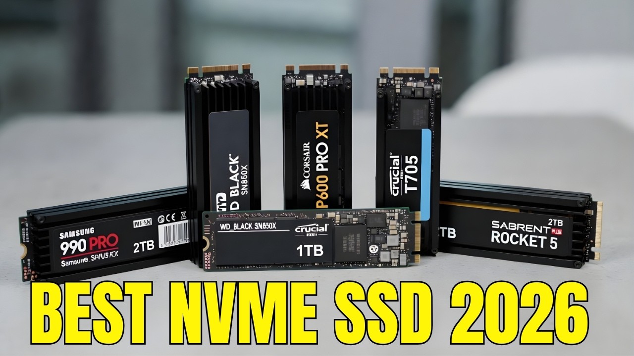 Best NVMe SSD 2026 | Fastest PCIe Gen4 & Gen5 SSDs for Gaming & PC Upgrade