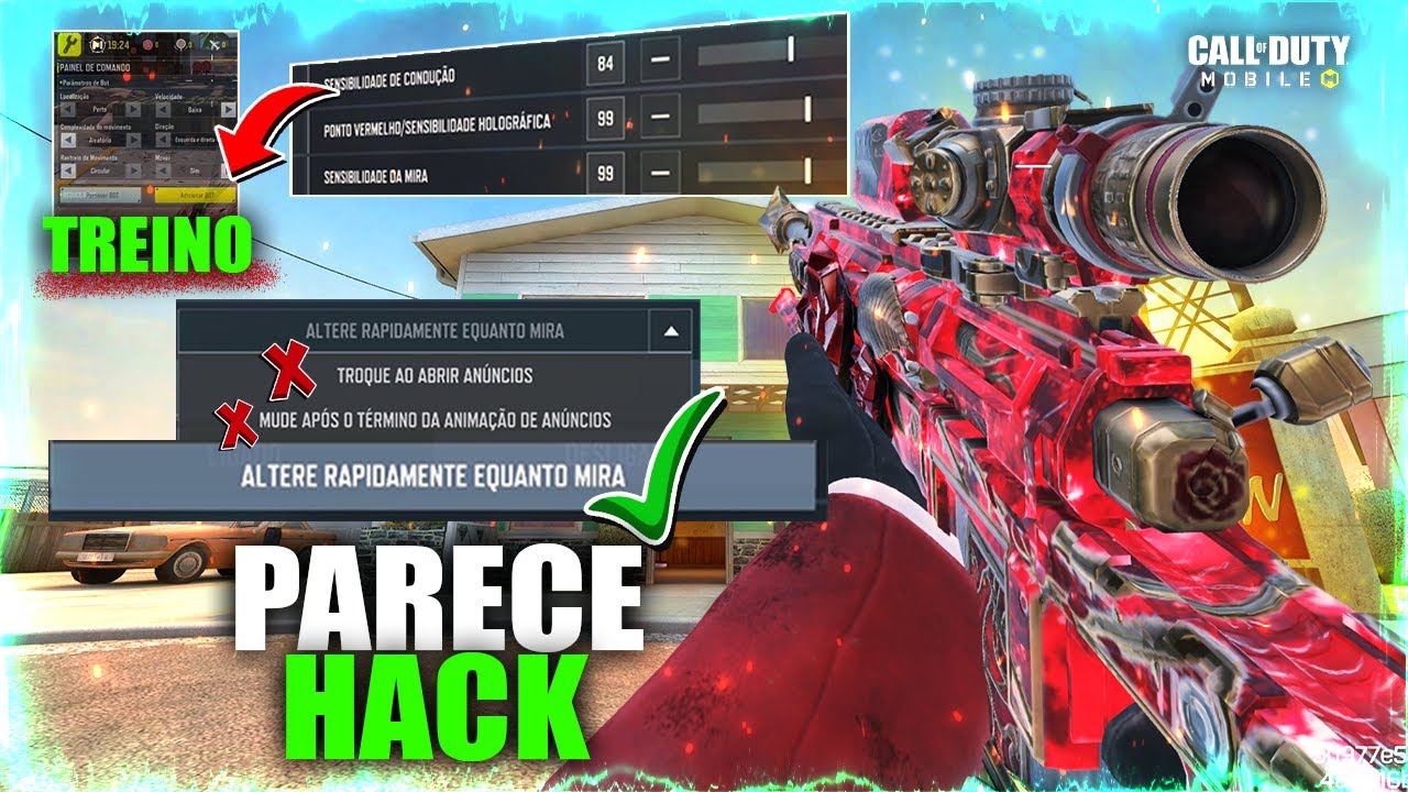 ✅APRENDA A SENSIBILIDADE PERFEITA no COD MOBILE em 2026! COMO AJUSTAR a MIRA? (TREINO e DICAS)