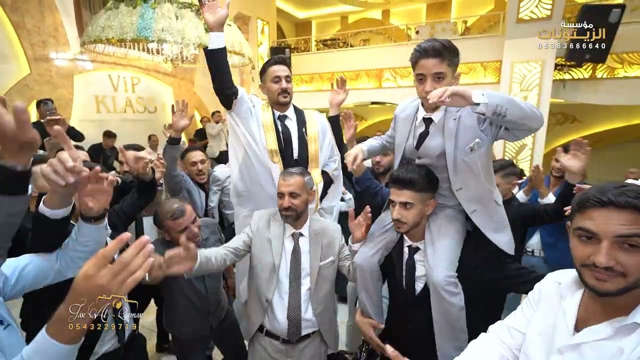 أفراح عشيرة النعيم حفل زفاف العريس عبدو حسين أحيا الحفل الفنان محمد النعيمي ج4