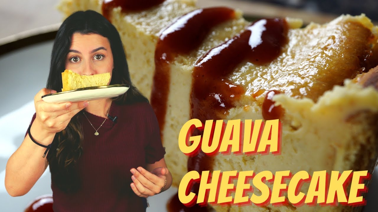 GUAVA CHEESECAKE Unique spin on a traditional recipe