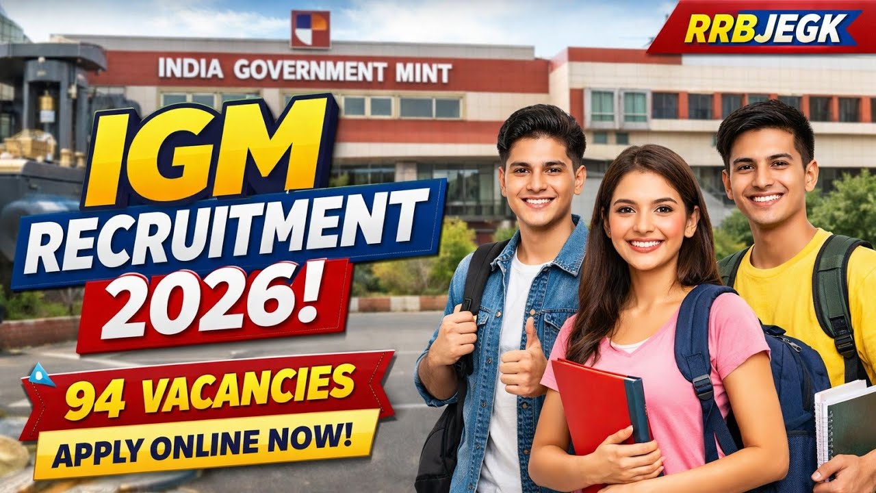 IGM Bharti 2026 💥 94 Posts | Eligibility, Salary & Apply Date