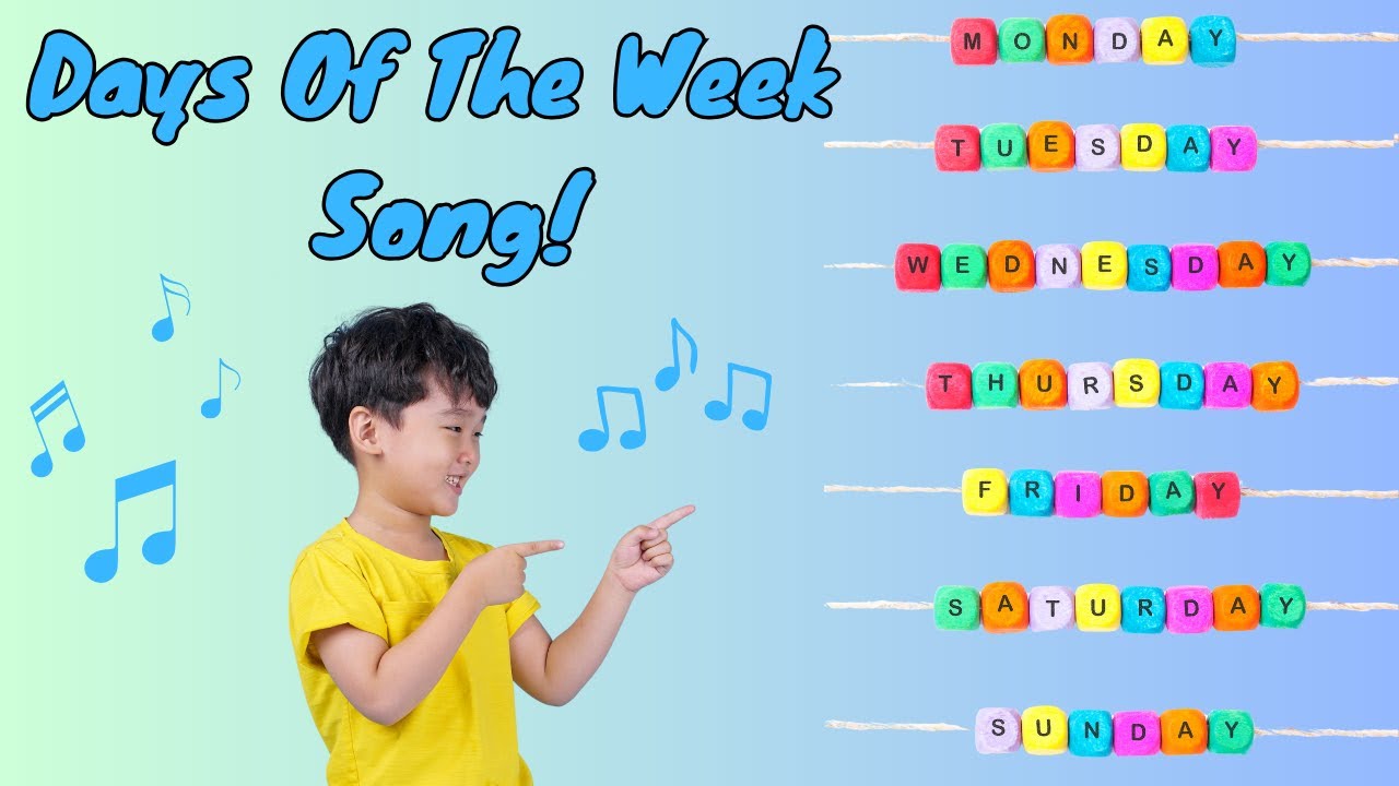 Days of the Week Song| Educational Kids Music