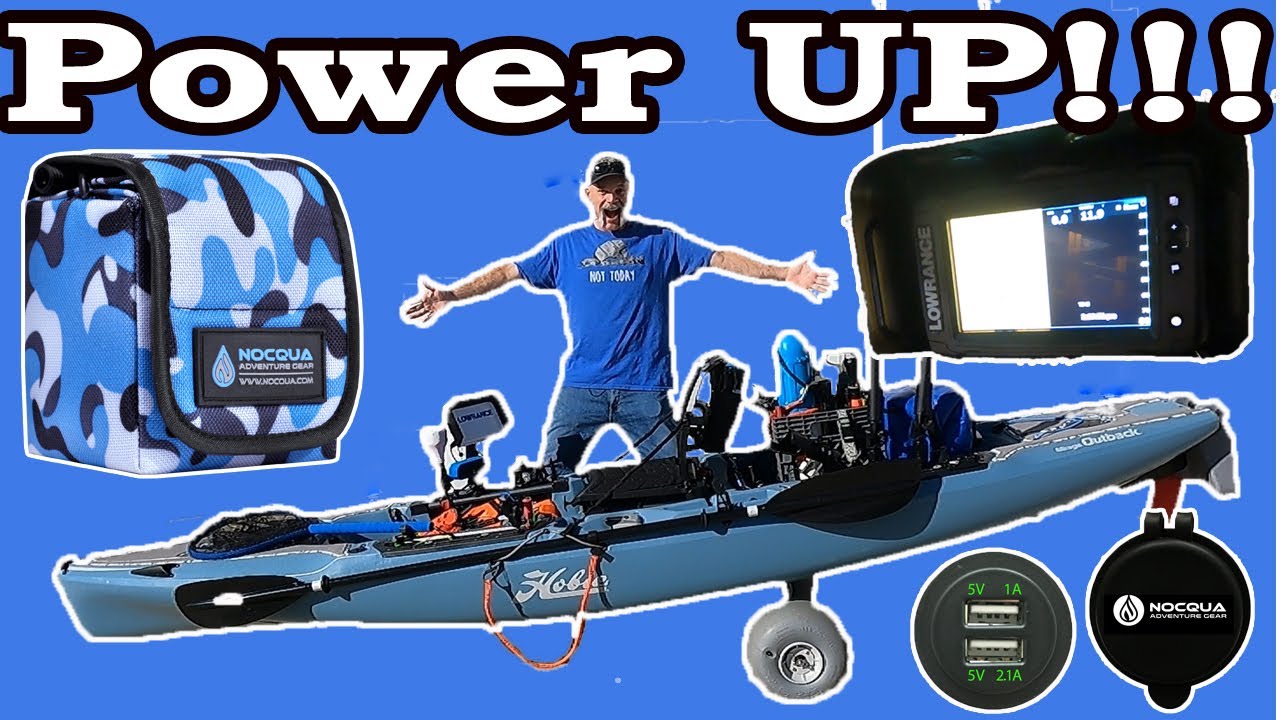 Kayak electronics installed  ~Hobie Outback~
