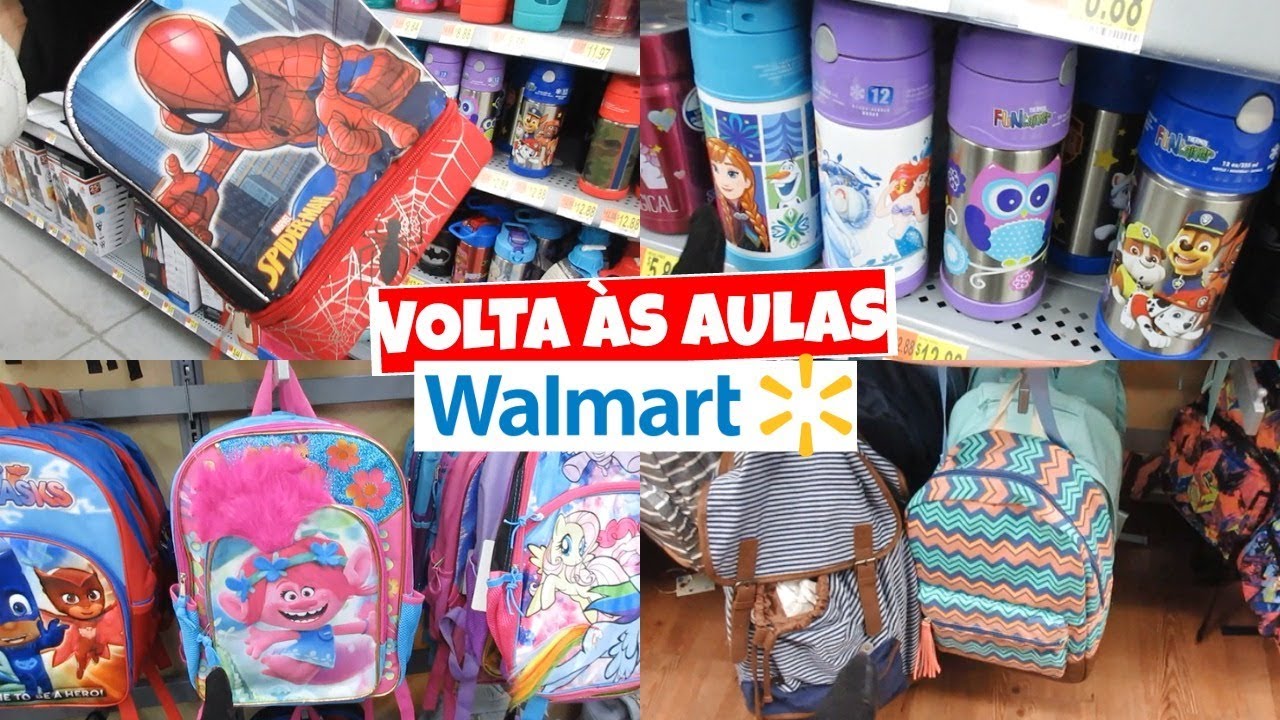 VOLTA AS AULAS WALMART | MOCHILAS, COPOS E LANCHEIRAS