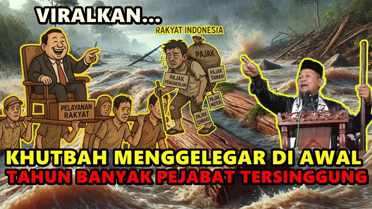 Viral, Khutbah Menggelegar Di Awal Tahun Banyak Pejabat Sombong Tersinggung - Ustadz Zulherwin