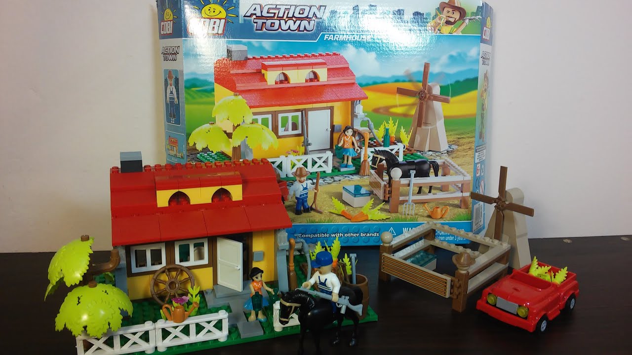 COBI Action Town Farmhouse - Recenzja  zestawu nr 1864