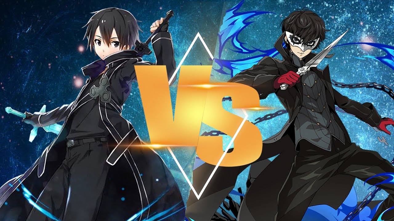 Kirito VS Joker (Sprite Animation Abridged) (Sword Art Online X Persona 5 Royal) (2GS BootLegged)