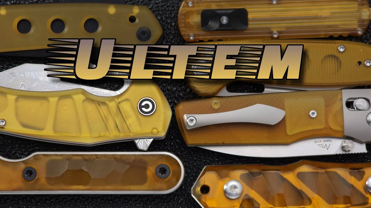 Ultem Madness! Love It? Hate It? Crazy Amber Knife Handle PEI