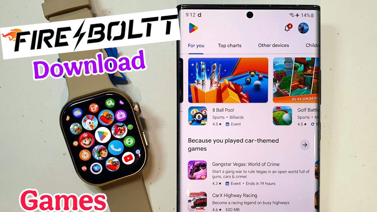 Fire Boltt Smartwatch Game Kaise Download Kare | Play Games in Fire Boltt Smartwatch