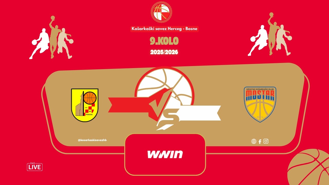 🔴 UŽIVO: KK Posušje vs HKK Mostar | KSHB | Kolo 9| 15.02.2026 | 17:00