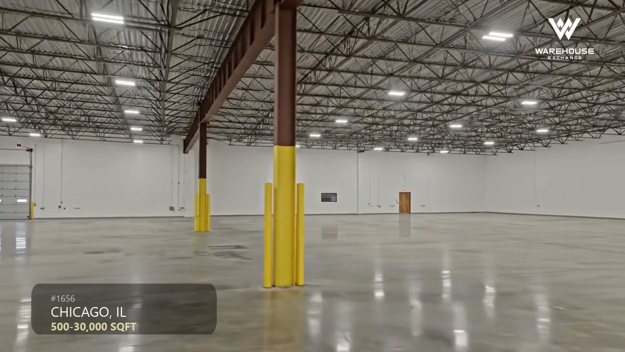 #1656 Chicago, IL Warehouse Tour | 500-30,000 SQFT