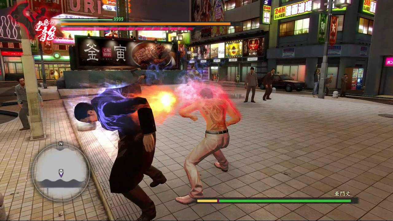 【PS4】 龍が如く極　EX-HARD 亜門丈　ノーダメージ　60FPS
