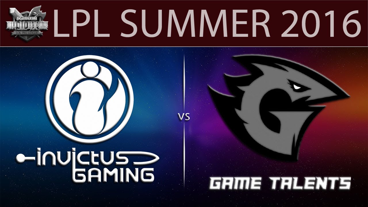 [LoL Highlights] iG vs GT Game 2 | LPL Summer 2016 (05.06.2016) - Invictus Gaming vs Game Talents
