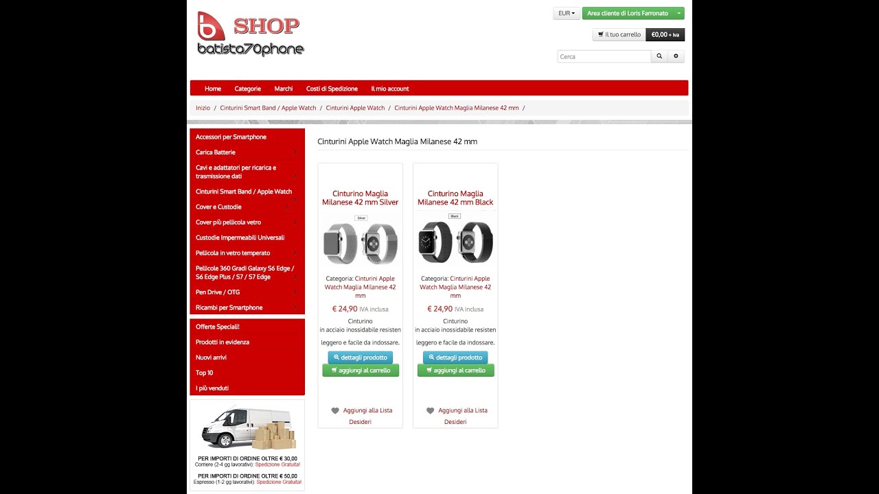 Cinturini Apple Watch Silicone e Maglia Milanese recensione ita