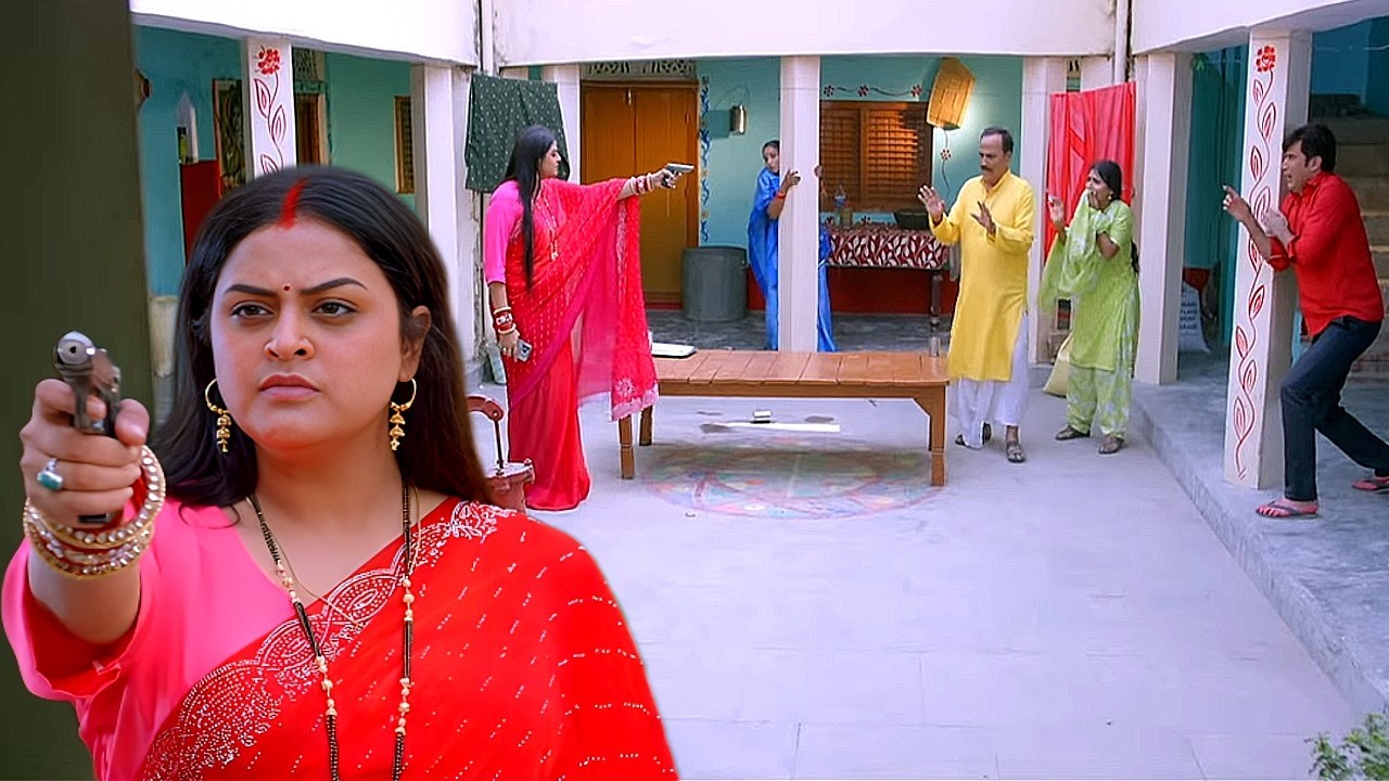 तुम लोग मुझे मारने का प्लान बना रहे थे ना अब देखती हु तुम लोग को मुझसे आज भला कौन बचाने वाला है |
