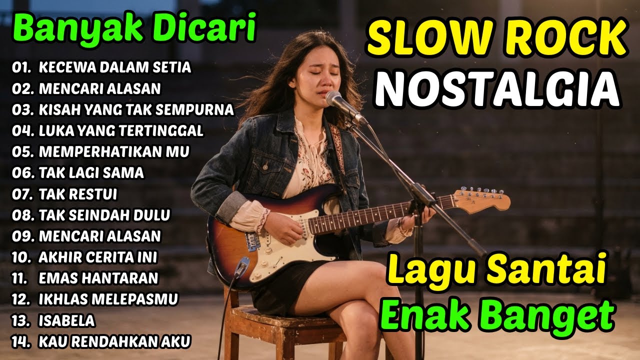 KECEWA DALAM SETIA | 14 Lagu Nostalgia Legendaris Wanita | Cover Slow Rock – Terbaik Sepanjang Masa